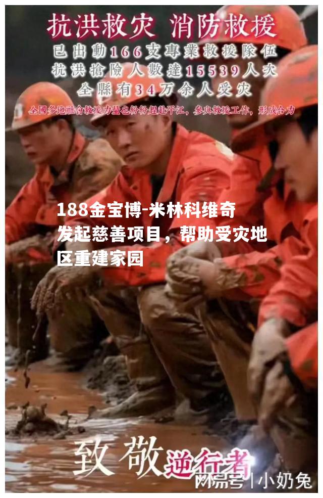 米林科维奇发起慈善项目，帮助受灾地区重建家园